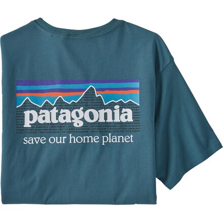 Patagonia - P-6 Mission Organic T-Shirt - Men's - Abalone Blue