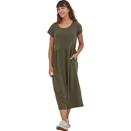 Patagonia - Kamala T-Shirt Dress - Women's - Basin Green