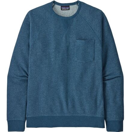 Patagonia - Mahnya Fleece Crewneck Sweater - Men's - Wavy Blue