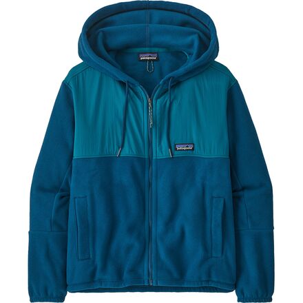 Patagonia - Microdini Hooded Fleece Jacket - Women's - Lagom Blue