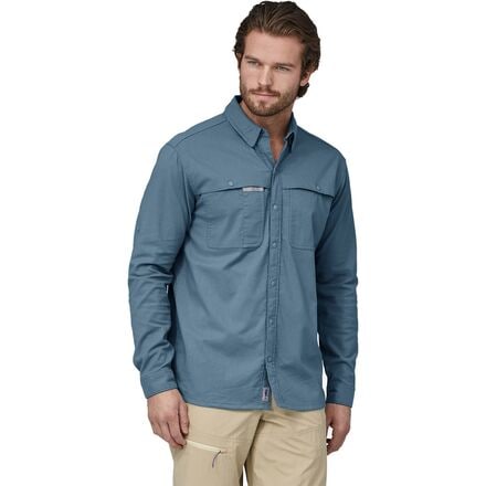 Patagonia - Early Rise Stretch Long-Sleeve Shirt - Men's - Light Plume Grey