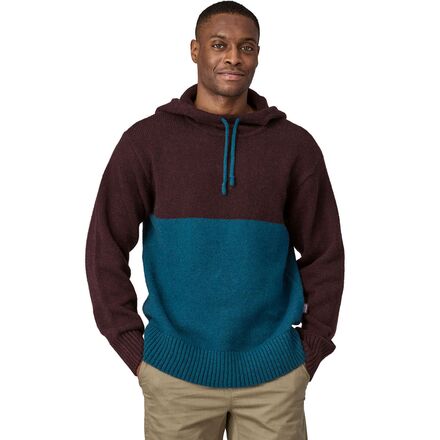 Patagonia - Recycled Wool-Blend Sweater Hoodie - Men's - Lagom Blue