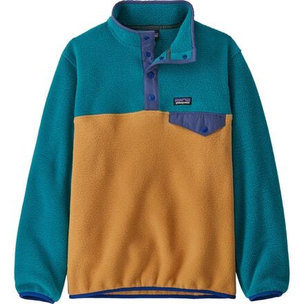 Patagonia - Lightweight Synchilla Snap-T Pullover - Kids' - Dried Mango