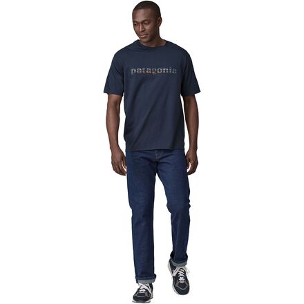 Patagonia - 73 Text Logo Organic T-Shirt - Men's