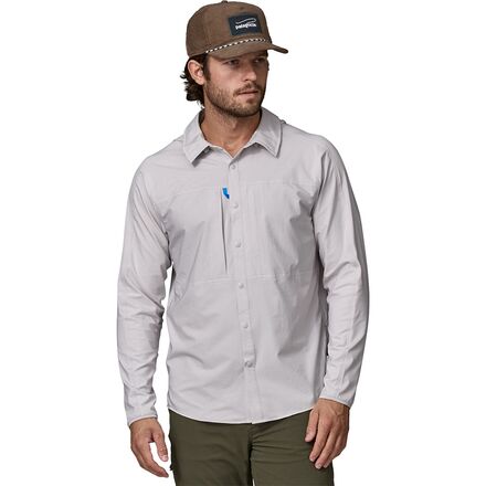 River Rambler Hybrid Sun Hooded Shirt - Men's