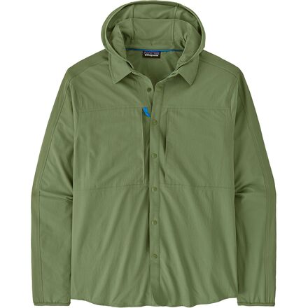 River Rambler Hybrid Sun Hooded Shirt - Men's