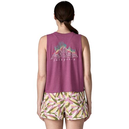 Capilene Cool Trail Cropped Tank Top - Women's