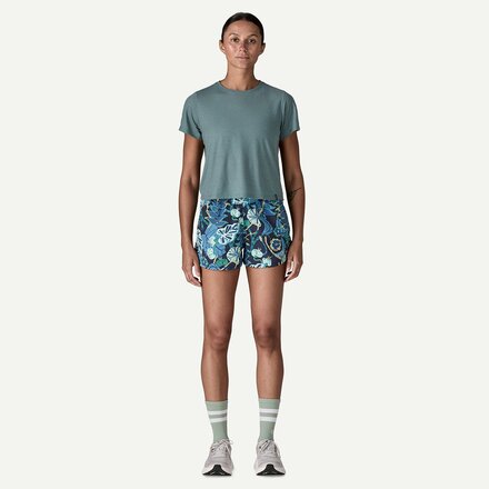 Patagonia - Short-Sleeve Capilene Cool Trail Cropped Shirt - Women's