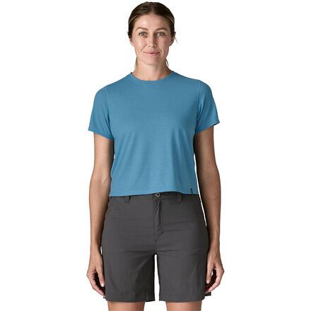 Short-Sleeve Capilene Cool Trail Cropped Shirt - Women's