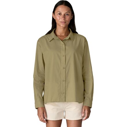 Patagonia - Sunrise Stream Long-Sleeve Shirt - Women's - Weathered Stone