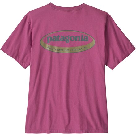 Patagonia - 95 Oval Logo T-Shirt - Men's - Faded Magenta