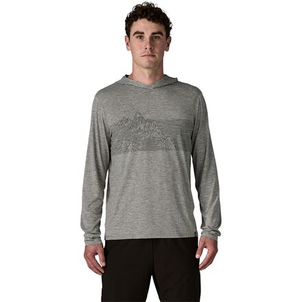 Capilene Cool Strataspire Stripe Daily Hoodie - Men's