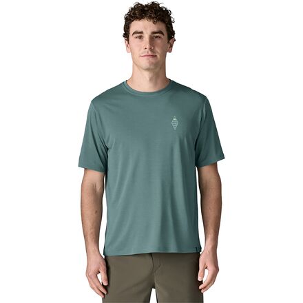 Patagonia - Capilene Cool Water People Sets Daily Shirt - Men's - Blue Sage/Light Blue Sage X-Dye