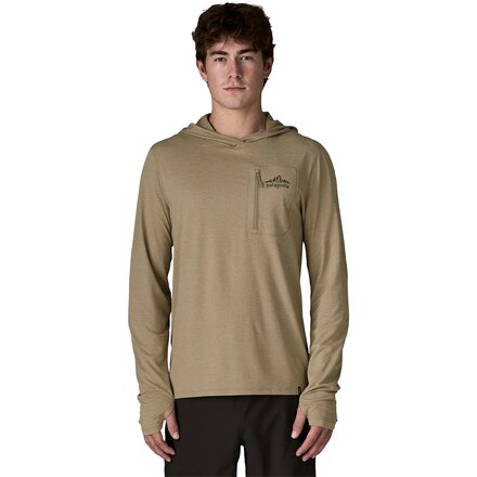 Capilene Cool Cloud Crag Crest Sun Hoodie - Men's
