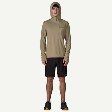 Patagonia - Capilene Cool Cloud Crag Crest Sun Hoodie - Men's