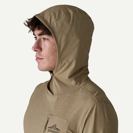 Patagonia - Capilene Cool Cloud Crag Crest Sun Hoodie - Men's