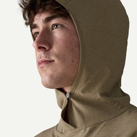 Patagonia - Capilene Cool Cloud Crag Crest Sun Hoodie - Men's