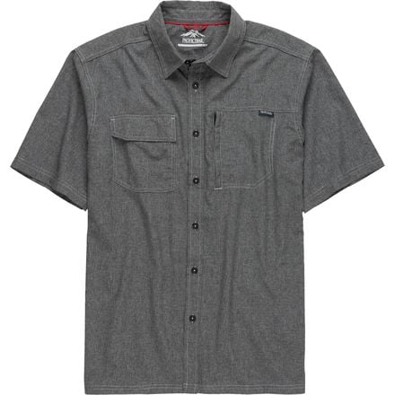 Pacific Trail - Crosshatch Short-Sleeve Woven Shirt - Men's