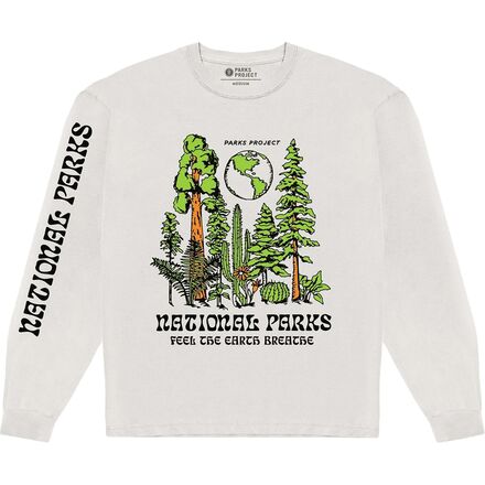 Parks Project - Feel The Earth Breathe Long-Sleeve T-Shirt - Natural
