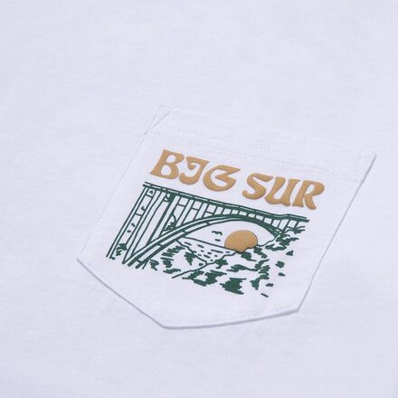 Parks Project - Big Sur Bridges Puff Print Pocket T-Shirt - Men's