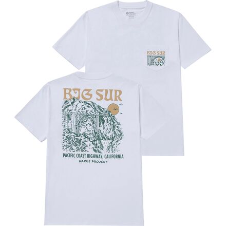 Parks Project - Big Sur Bridges Puff Print Pocket T-Shirt - Men's