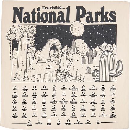 fill in your national park bandana - RETAIL