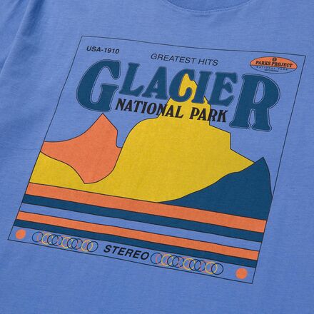 Parks Project - Glacier's Greatest Hits T-Shirt - Men's