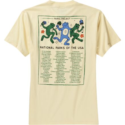 Parks Project - Great Outdoors National Parks Checklist Shirt - Women's - Natural