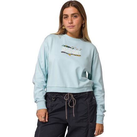 Parks Project - Forest Forager Cropped Crew Sweatshirt - Women's