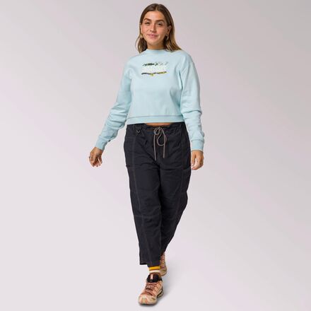 Parks Project - Forest Forager Cropped Crew Sweatshirt - Women's