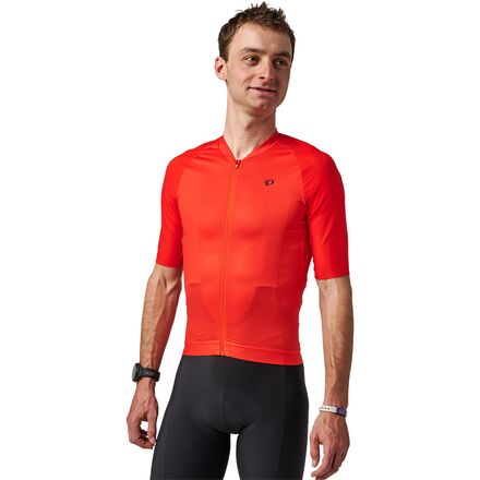 PI/Red Short-Sleeve Cycling Jersey - Men's