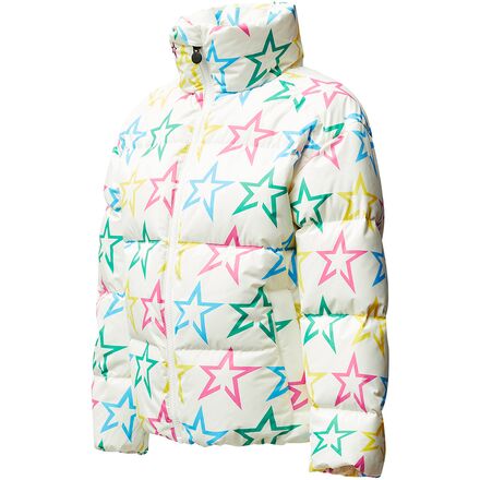 Perfect Moment - Nuuk Puffer Jacket - Girls' - Logo Star Print/Snow White/Rainbow Star