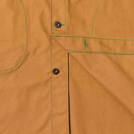 Pointer Brand - Brown Duck Circle Pocket Long Jacket - Men's