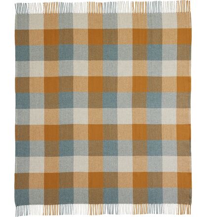 Eco-Wise Wool Washable Fringe Throw Blanket
