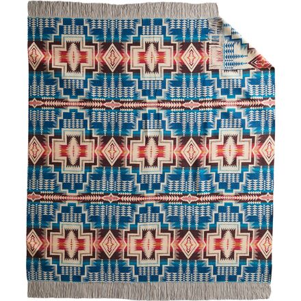 Fringed Jacquard Throw