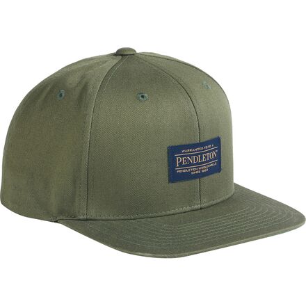Pendleton - Logo Flat Brim Hat - Army Green