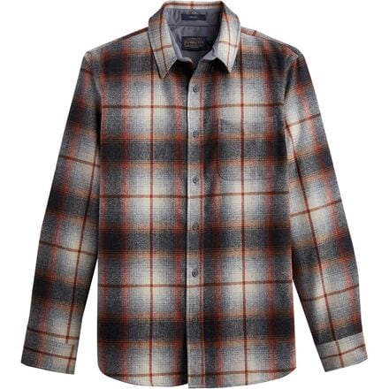 Pendleton - Lodge Shirt - Men's - Copper/Grey Ombre