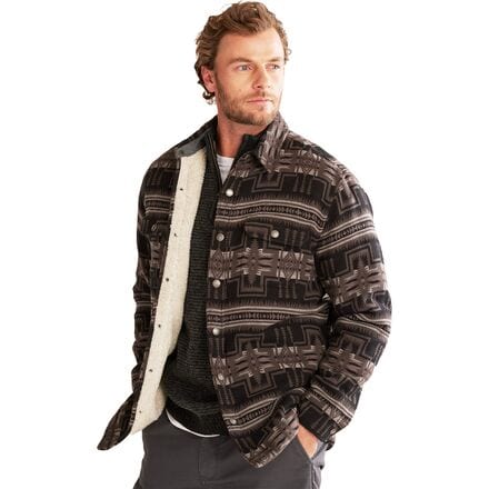 Pendleton - Sherpa Lined Shirt Jacket - Men's - Harding Charcoal