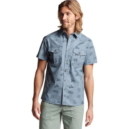 Pendleton - Riley Ripstop Short-Sleeve Shirt - Men's - Blue Mirage