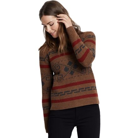 Pendleton - Westerley Crewneck Sweater - Women's - Copper Brown Multi