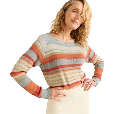 Raglan Cotton Sweater - Women's