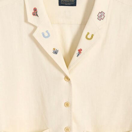 Pendleton - Short-Sleeve Embroidered Shirt - Women's