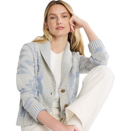 Textured Cotton Cardigan - Women's