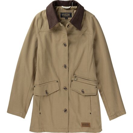 Judith Corduroy Collar Field Coat - Women's
