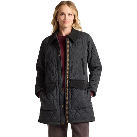 Sun River Corduroy Accent Field Coat - Women's