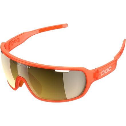 POC - Do Blade Raceday Sunglasses - Fluorescent Orange Translucent/Violet/Gold Mirror