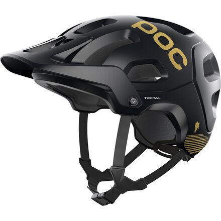 POC - Tectal Fabio Edition Helmet - Uranium Black Matte/Gold