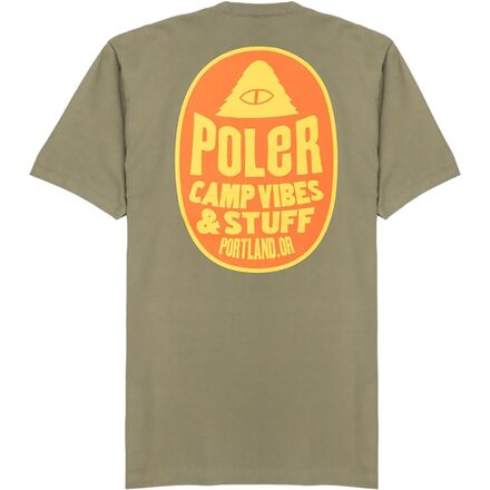Poler - Fruit Sticker T-Shirt - Men's - Military Green