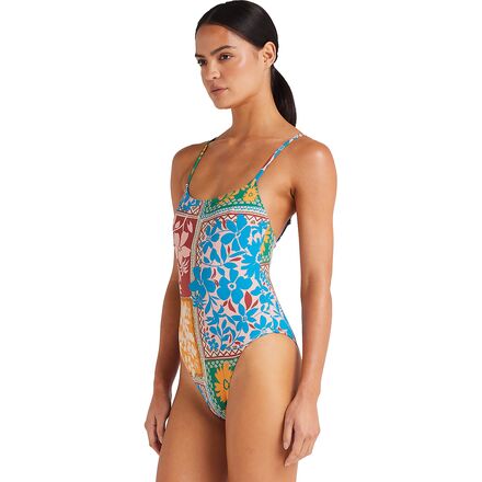 Poolside Paradiso - Wildflower Singlet One-Piece Swimsuit - Women's