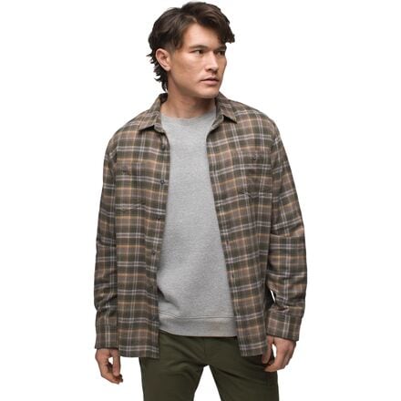 prAna - Dolberg Flannel Shirt - Men's - Evergreen
